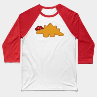 Stegosaurus Dino Nugget Mushie Baseball T-Shirt